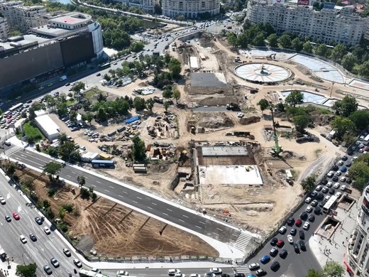 Circulația rutieră prin Piața Unirii se redeschide parțial. Când vor fi eliminate toate restricțiile de trafic