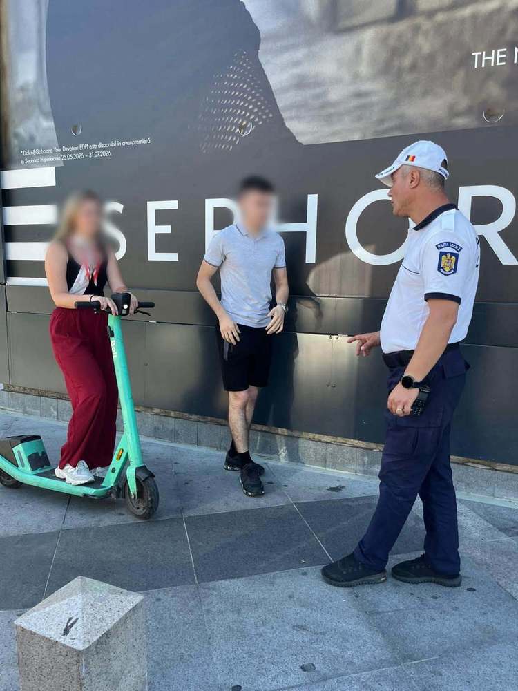 FOTO Amenzi pentru trotinete electrice și biciclete. Controale ale Poliției în mai multe zone din București