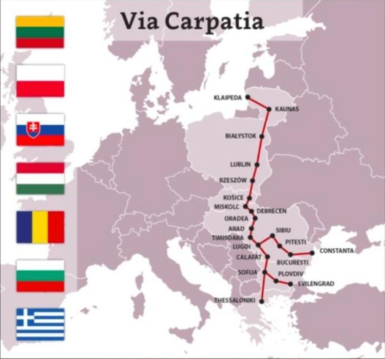 FOTO Via Carpatia, noua autostradă din România. Va lega șapte țări pe aproape 3.000 km