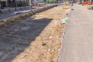 FOTO Reabilitarea șinelor de tramvai pe un șantier din București, oprită după descoperirea unor posibile vestigii istorice