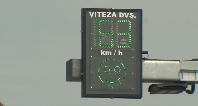 FOTO Radare care zâmbesc șoferilor în România. Unde au fost deja amplasate. Deocamdată au rolul de a descuraja viteza