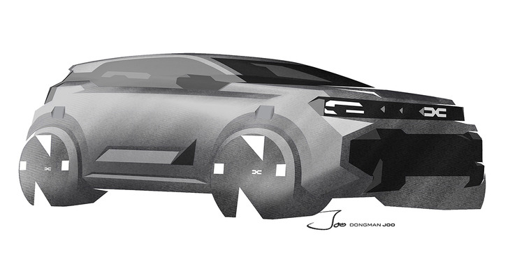 FOTO Secretele noii Dacia Spring: designer coreean, școlit în Germania, angajat la Renault în Paris. Cum arată primele schițe ale proiectului