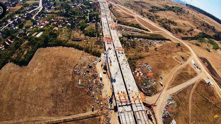 VIDEO&FOTO Șșoferii vor circula pe toți cei 42,3 kilometri dintre Poarta Sălajului și Nădășelu, spre pe Autostrada Transilvania, până la Târgu Mureș