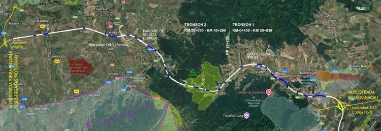 FOTO DECIZIE pentru o nouă autostradă. Guvernul a aprobat datele tehnice pentru Autostrada Brașov–Făgăraș, care va costa peste 9,3 miliarde lei
