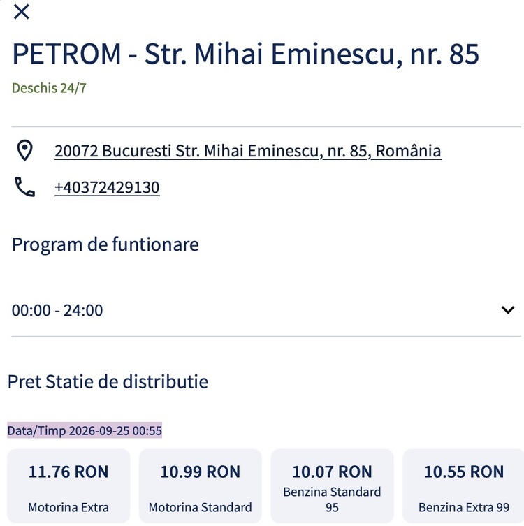 ULTIMA ORĂ FOTO Scumpiri record în benzinării. Motorina a spart pragul de 11 lei/l în stațiile OMV, benzina a sărit de 10 lei în toate rețelele