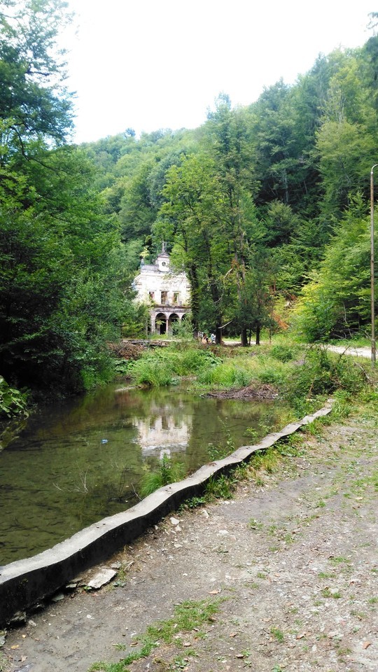 FOTO Un monument de arhitectură al stațiunii Moneasa, Vila Nufărul, unde s-au amenajat primele băi termale, a ajuns o ruină, fiind abandonat de 27 de ani