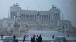 La Roma a nins pentru prima dată din 2012. Școlile și Colosseum-ul, închise