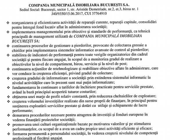 Directorul general al companiei municipale ce va administra fondul imobiliar al Capitalei este soția unui fost șef pe interceptări la 