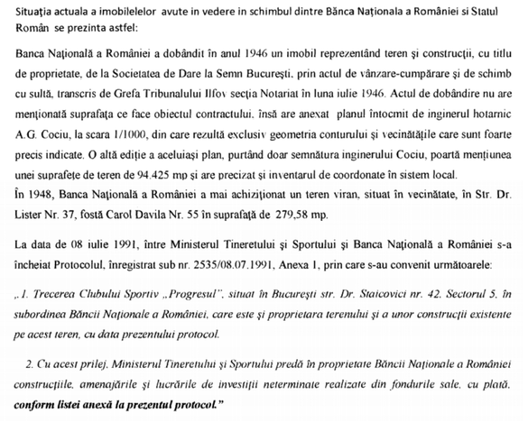 CONFIRMARE BNR cedează Guvernului arenele sportive din Cotroceni. Ce va primi la schimb