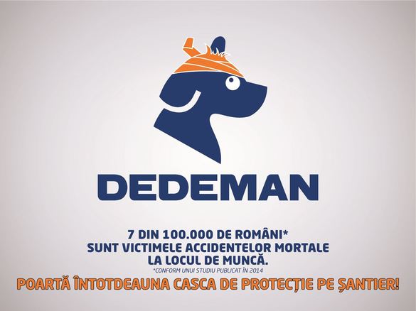 FOTO Dedeman renunță temporar la casca de protecție din logo-ul companiei 