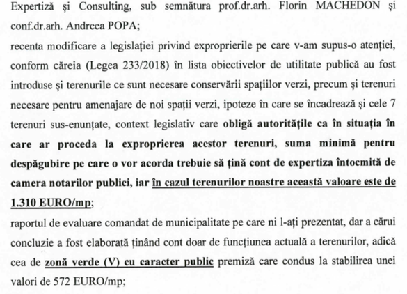 DOCUMENT Primăria Capitalei cumpără Parcul Verdi de la fostul acționar la Dinamo Dragoș Săvulescu cu aproape 50 milioane euro. Vânzătorii voiau inițial peste 87 milioane euro