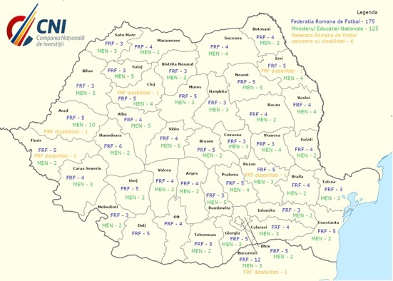 FOTO Guvernul promite să lanseze construcția a 400 de terenuri de fotbal. Gică Popescu - printre cei care promit