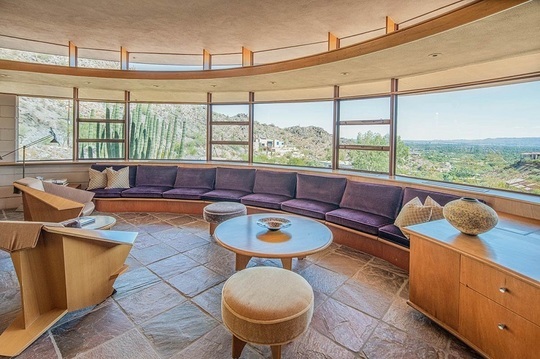 FOTO Casa circulară din Arizona, ultima proiectată de Frank Lloyd Wright, a fost vândută pentru aproape 1,7 milioane de dolari