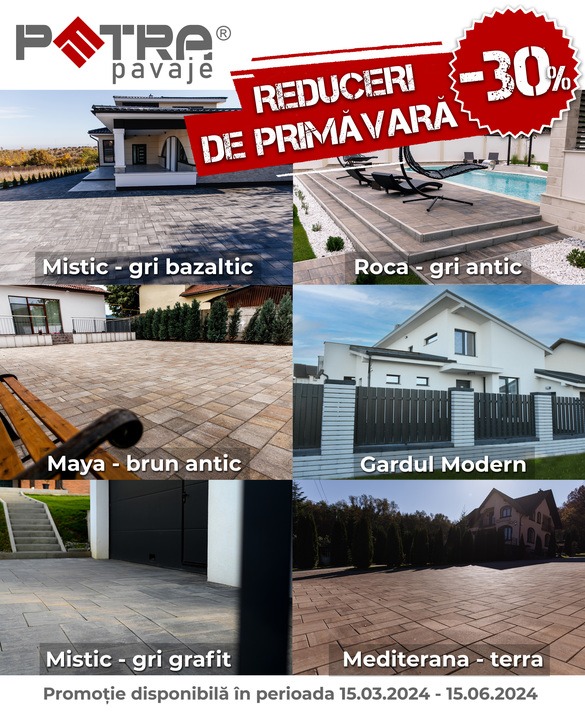 Reduceri de Primăvară la Petra Pavaje