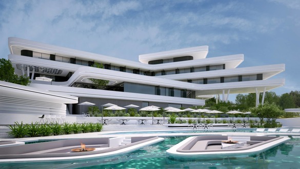 Proiectul pentru hotelul din cadrul Elania Resort