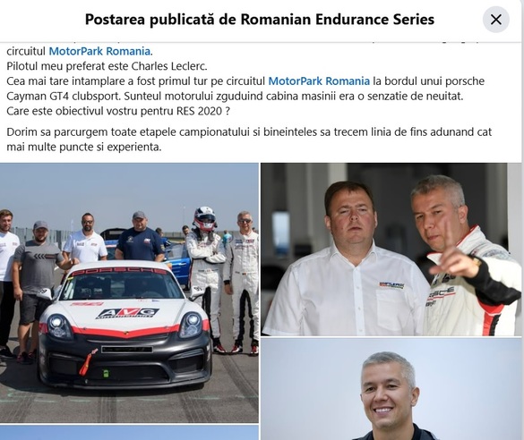 Postarea Romanian Endurance Series și AVG Motorsport Postarea Romanian Endurance Series și AVG Motorsport