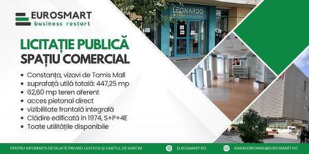 EUROSMART Filiala Sibiu SPRL propune spre valorificare un activ comercial cu poziționare premium în centrul municipiului Constanța