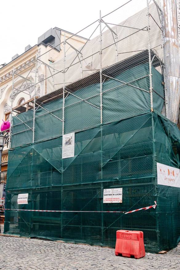 Construcție de patrimoniu din Centrul Vechi al capitalei - demolată și reconstruită FOTO