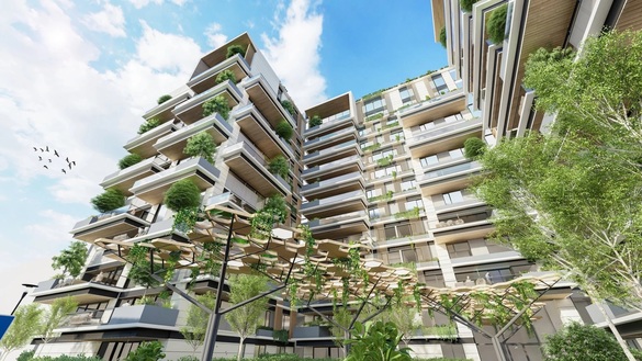 EXCLUSIV FOTO Primele apartamente din România cu pistă de alergare pe acoperiș. Ovidiu Andrieș, unul dintre acționarii Dinamo, se implică într-un nou proiect cu apartamente premium