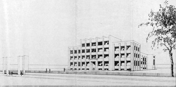 Proiectul de arhitectură pentru clădirea Monetăriei Naționale, întocmit de arhitectul Radu Dudescu Proiectul de arhitectură pentru clădirea Monetăriei Naționale, întocmit de arhitectul Radu Dudescu