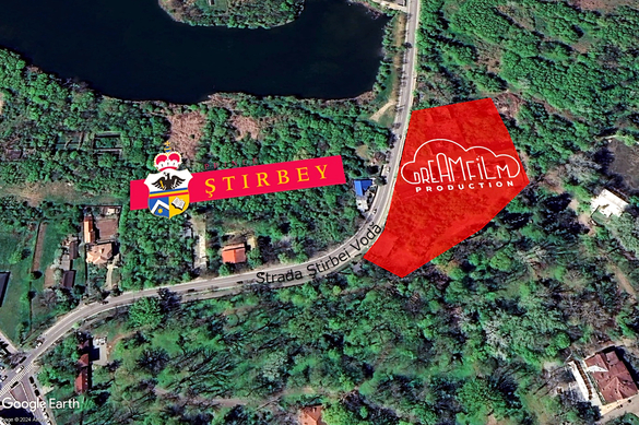 Amplasamentul fostei fabrici de conserve este marcat cu rosu pe hartă Amplasamentul fostei fabrici de conserve este marcat cu rosu pe hartă