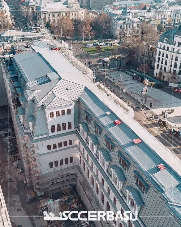 Imagini din Palatul Universității din București, cu interioare restaurate FOTO