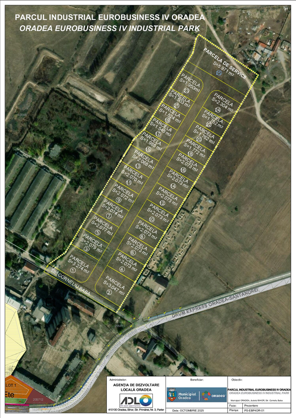 FOTO Investiție cu Bolojan evitând implicarea directă: Transfer avizat pentru un teren de peste 53 de hectare destinat unui nou parc industrial la Oradea