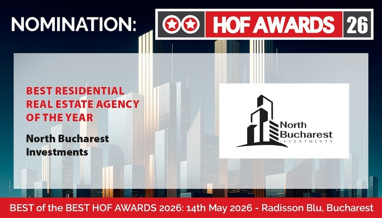 North Bucharest Investments, nominalizare regională în cadrul HOF Awards și prezență strategică la CEDER 2026