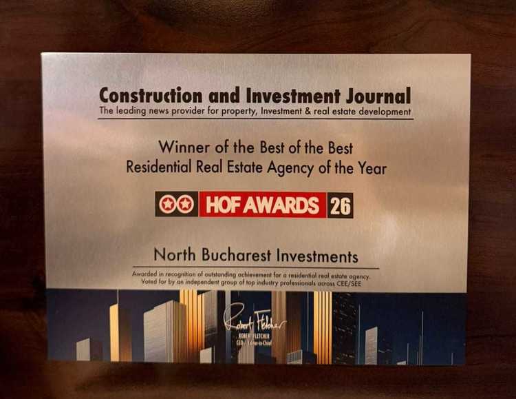 North Bucharest Investments, „Best of the Best” în real estate la HOF Awards 2026
