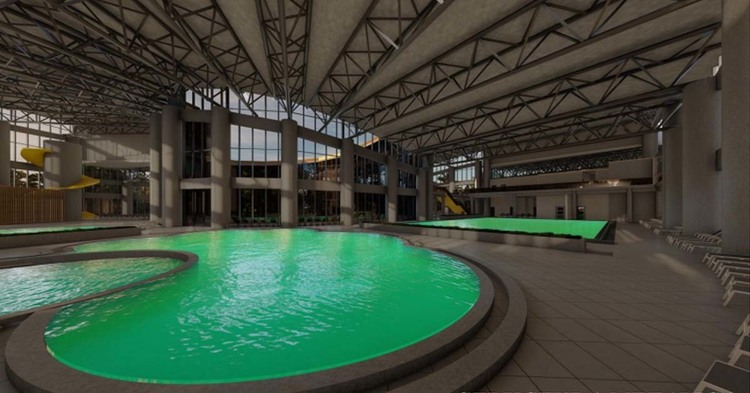 FOTO Aquapark Transilvania Terme Tășnad nu atrage nicio ofertă pentru co-finanțarea proiectului. Primar Tășnad: Licitația va fi reluată