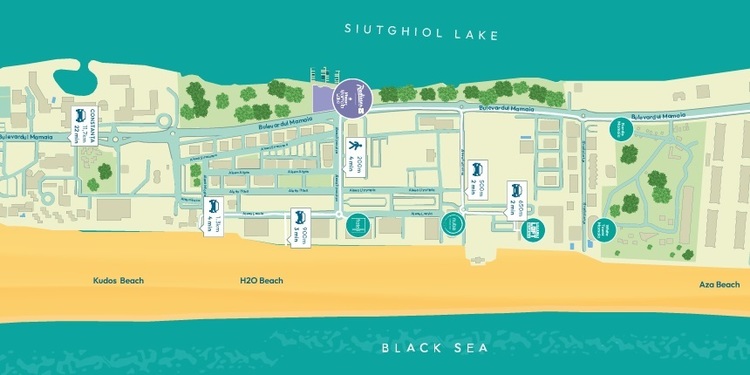 Amplasamentul viitorului Radisson Blu din Mamaia Amplasamentul viitorului Radisson Blu din Mamaia