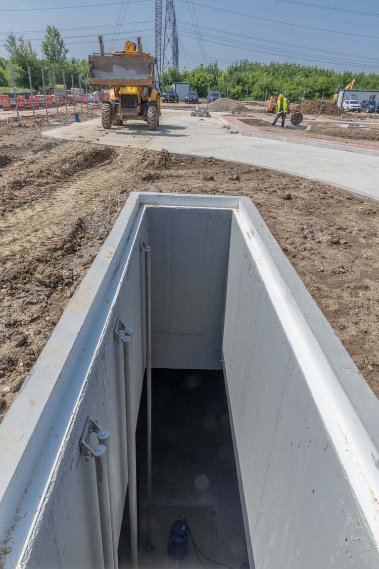 FOTO Bucureștiul se apără de inundații și construiește trei bazine uriașe de retenție a apelor pluviale