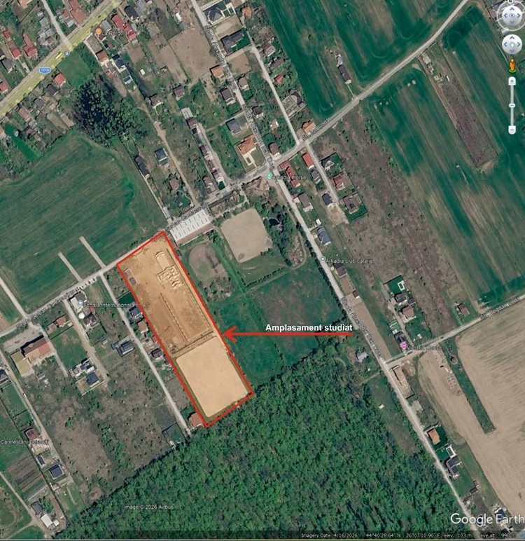 Amplasamentul bazei de echitație Amplasamentul bazei de echitație