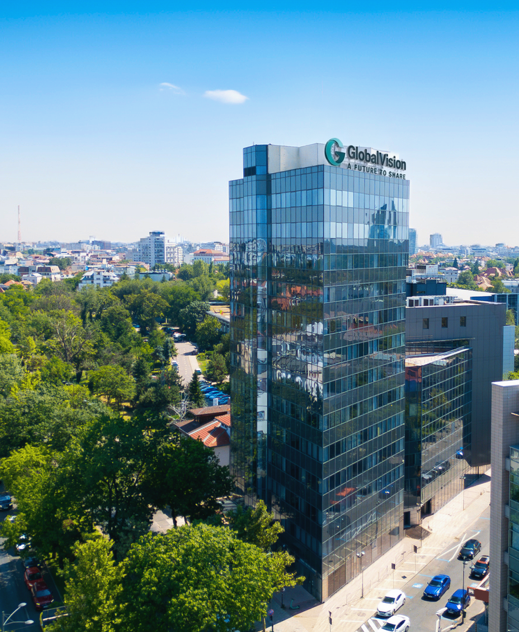 FOTO Tranzacție pe piața de birouri. Global Vision preia fostul sediu central al Alpha Bank din România CONFIRMARE