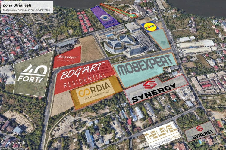 Zona Străulești în care se regăsesc și proiectele rezidențiale ale Synergy Zona Străulești în care se regăsesc și proiectele rezidențiale ale Synergy