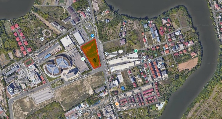 Amplasamentul primei etape din Infinity Nord Amplasamentul primei etape din Infinity Nord