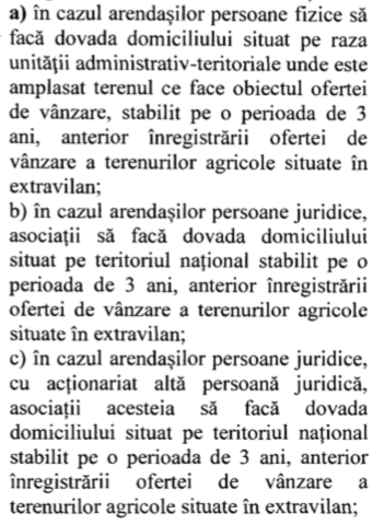 Noi condiții pentru arendași, inclusiv firme, la cumpărarea terenurilor agricole. Tinerii fermieri primesc drept de preempțiune