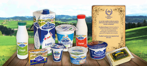 Fabrica de lactate ProdLacta din Brașov estimează în acest an venituri totale mai mari cu 34%