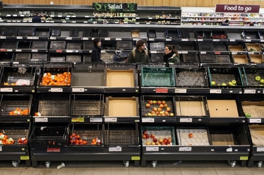 Lanțurile britanice de aprovizionare cu alimente ”sunt pe punctul de a eșua”, potrivit unei organizații a industriei cărnii