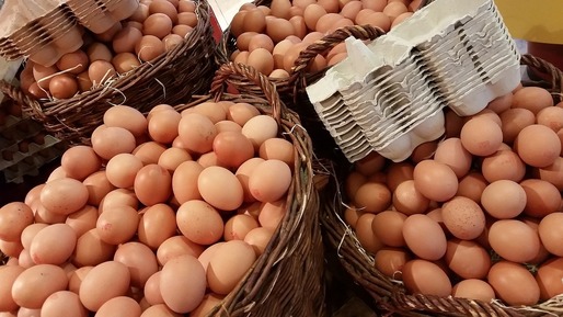 Ouăle s-au scumpit mai mult în România decât în UE. Cu cine "concurăm"