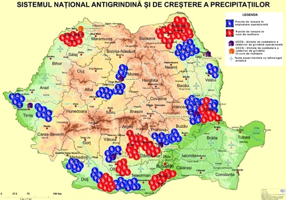 HARTĂ Sistemul național antigrindină va fi extins