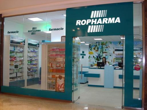 Vânzările Ropharma au crescut 5% anul trecut, profitul a scăzut cu 2%