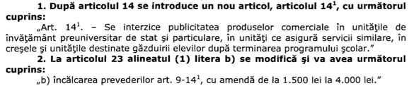 DOCUMENT Plan pentru interzicerea oricărei publicități comerciale în școli: Campaniile de promovare transformă școala în talcioc