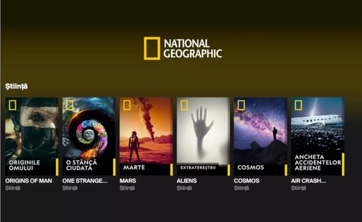 Biblioteca video National Geographic, disponibilă, în premieră, în aplicația Focus Sat