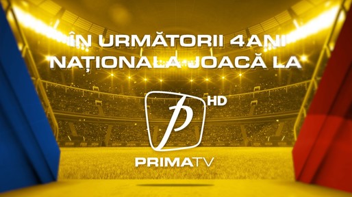 Prima TV, lider absolut pe piață în timpul meciului dintre România și Muntenegru