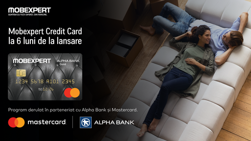 Interes crescut pentru cardul co-branded Mobexpert - Alpha Bank