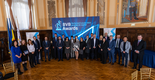 Bursa de Valori București a premiat performerii anului bursier 2022, în cea de-a 10-a ediție a evenimentului devenit tradiție pe piața de capital din România