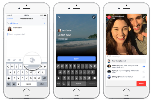 Facebook anunță disponibilitatea transmisiunilor video live pentru dispozitivele cu Android