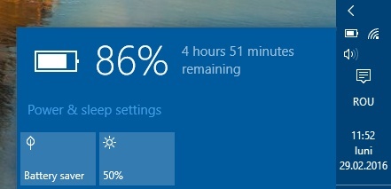 Cum crești autonomia unui laptop cu Windows 10
