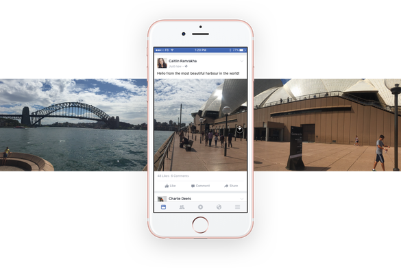 Cum pot fi făcute pozele panoramice pentru Facebook